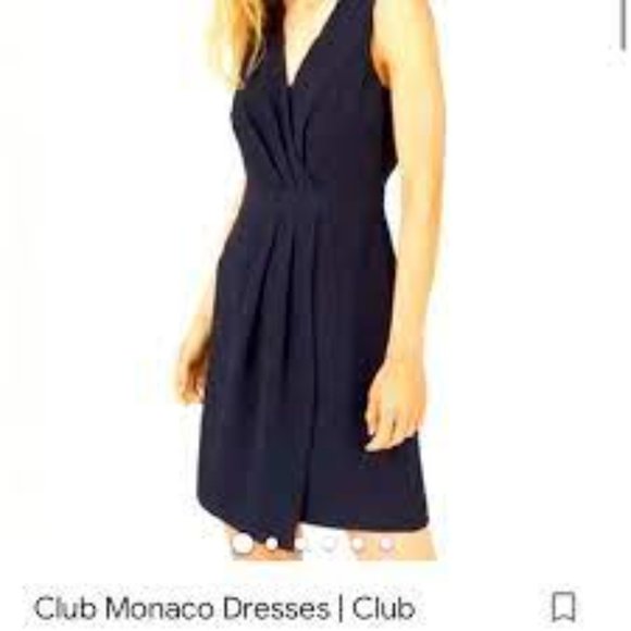 NEVER WORN Winhona Navy Blue Club Monaco Dress, size 0 - Picture 7 of 8